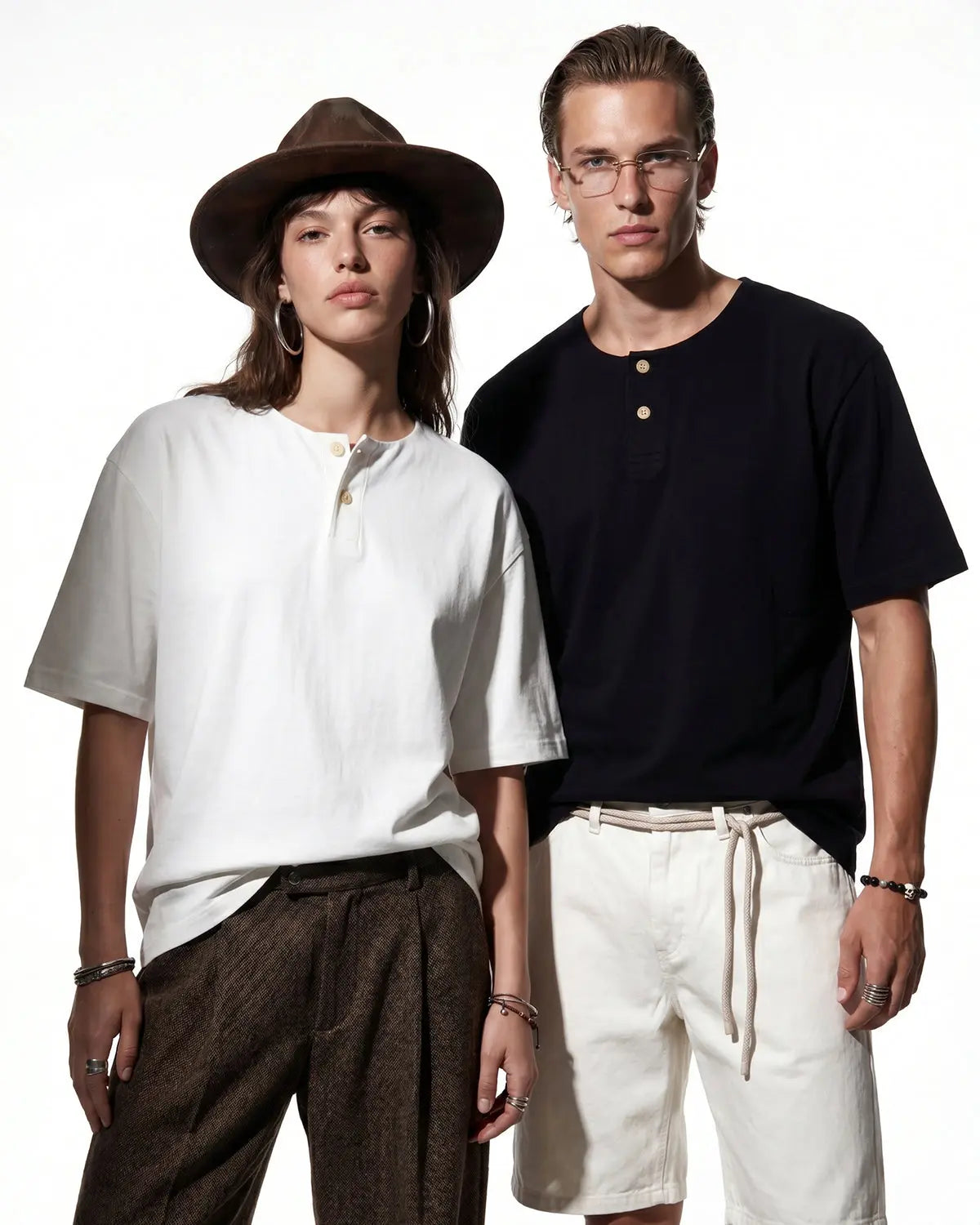 Old Money Henley Collar T-Shirt