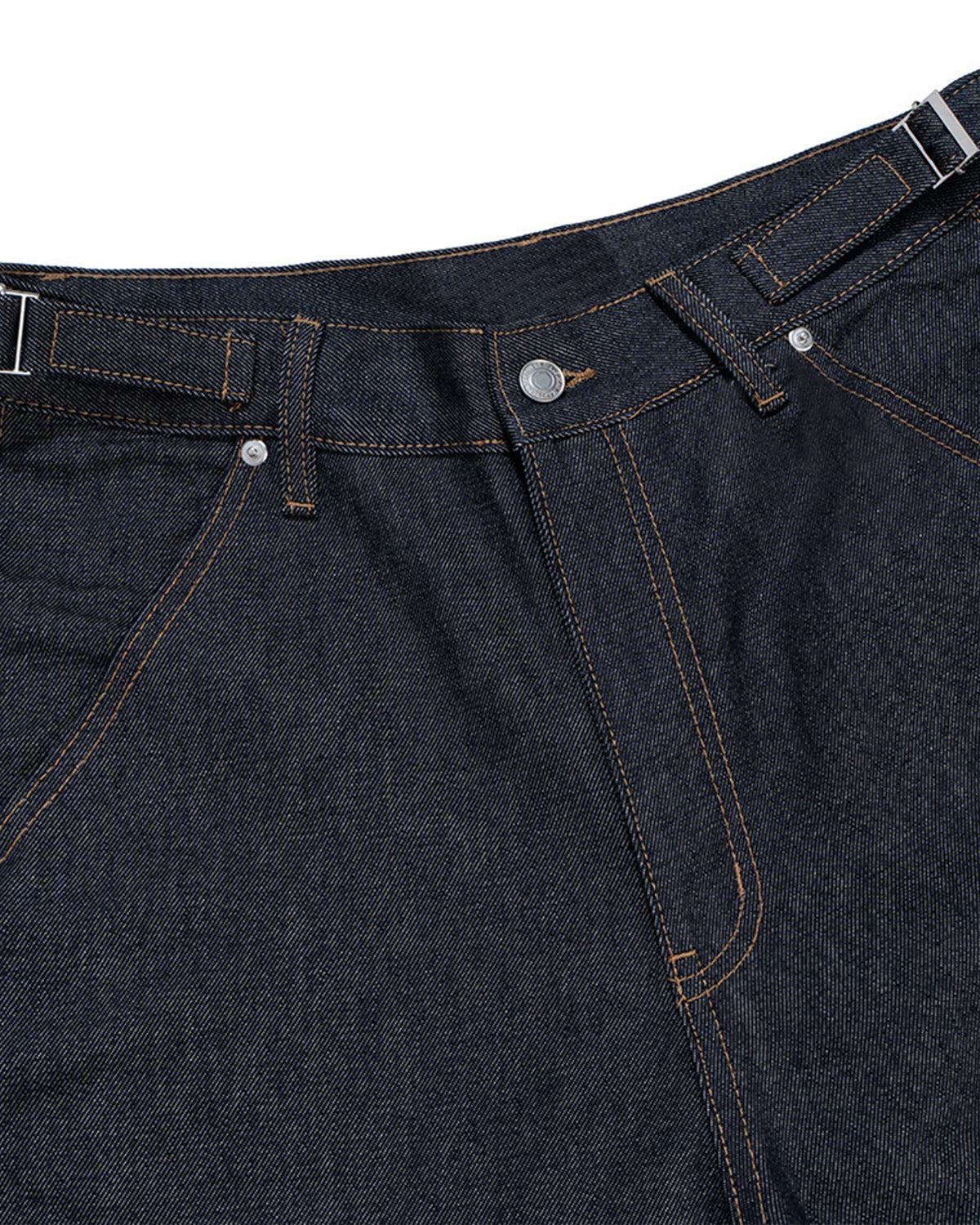 Raw Denim Carpenter Long Jorts
