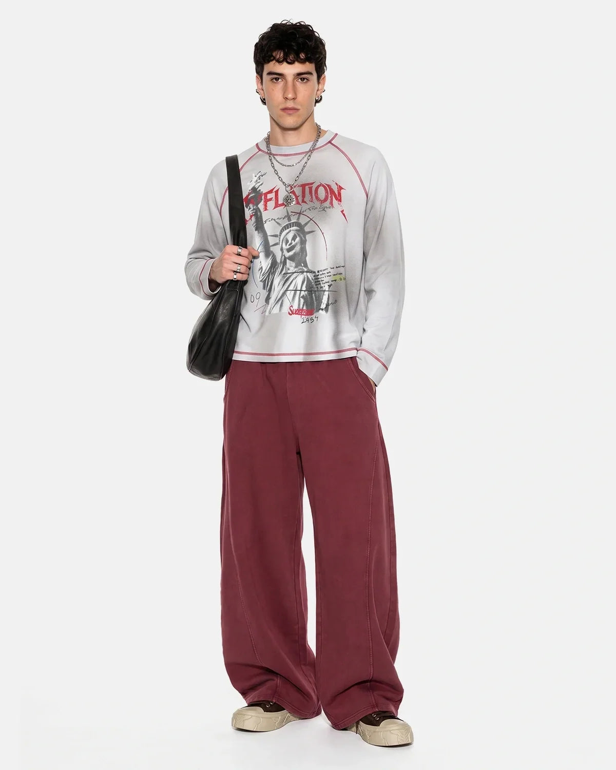 Acid Washed Barrel Sweatpants