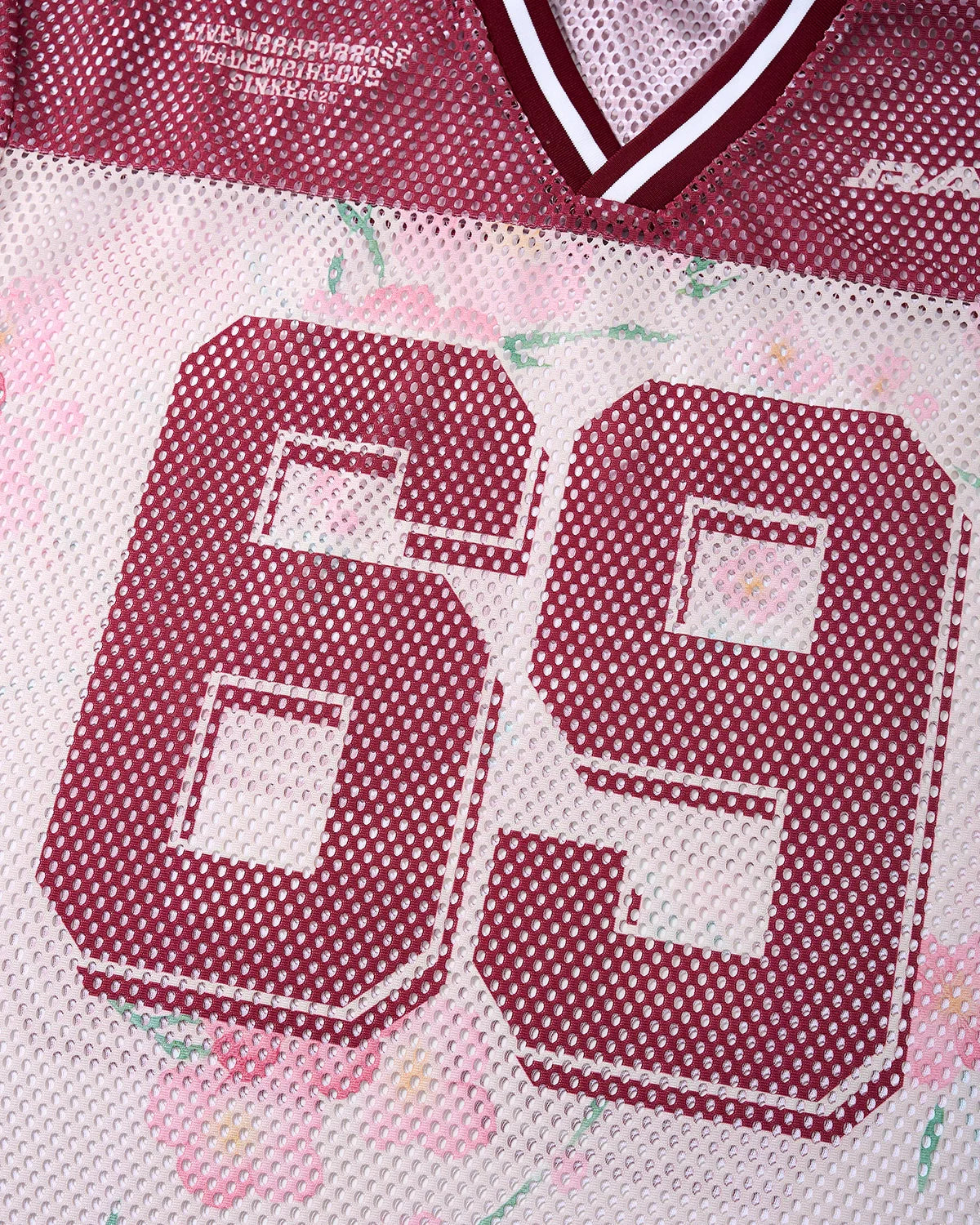 Floral Digital Print Mesh Jersey