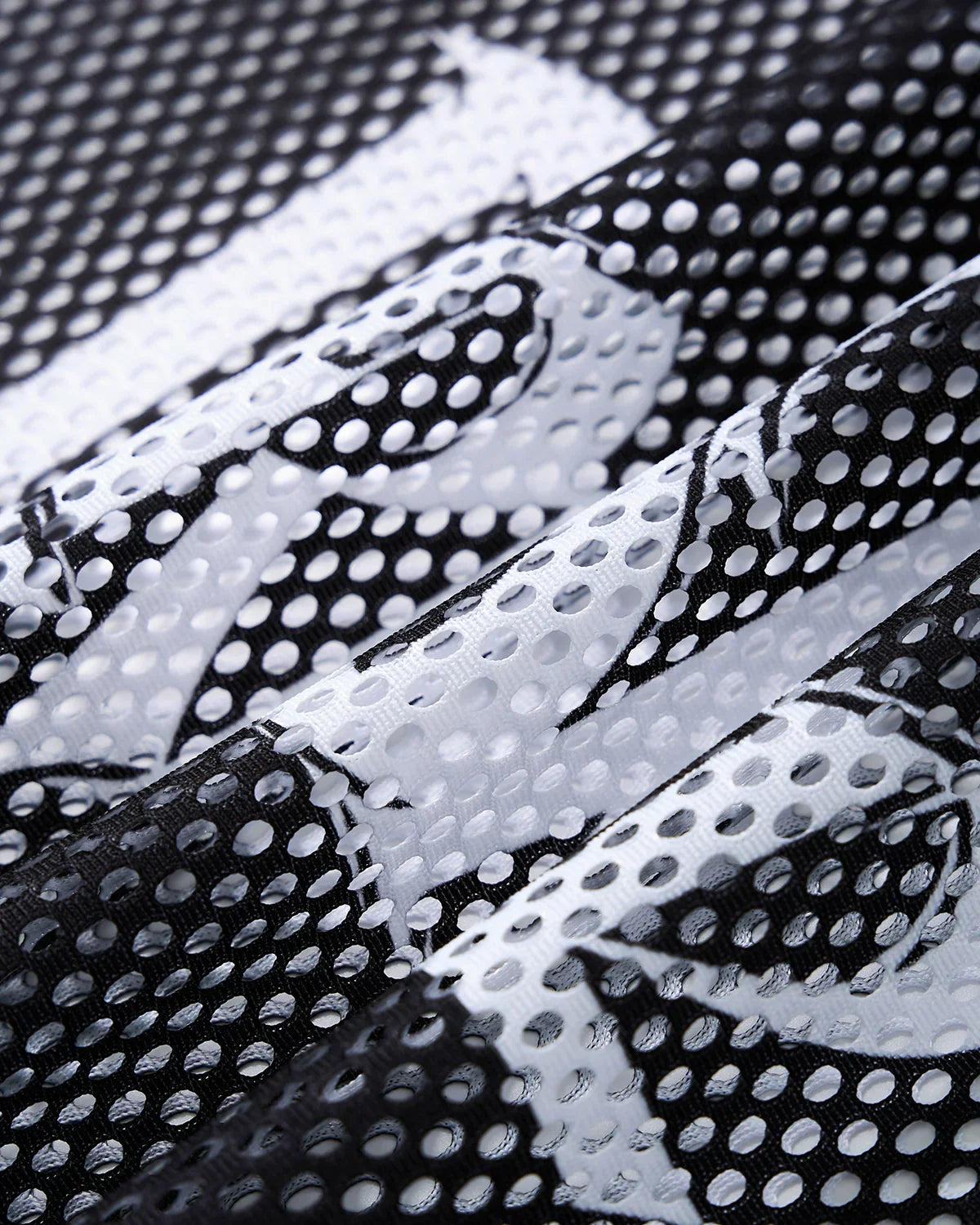 Graphic Mesh Oversized Jersey