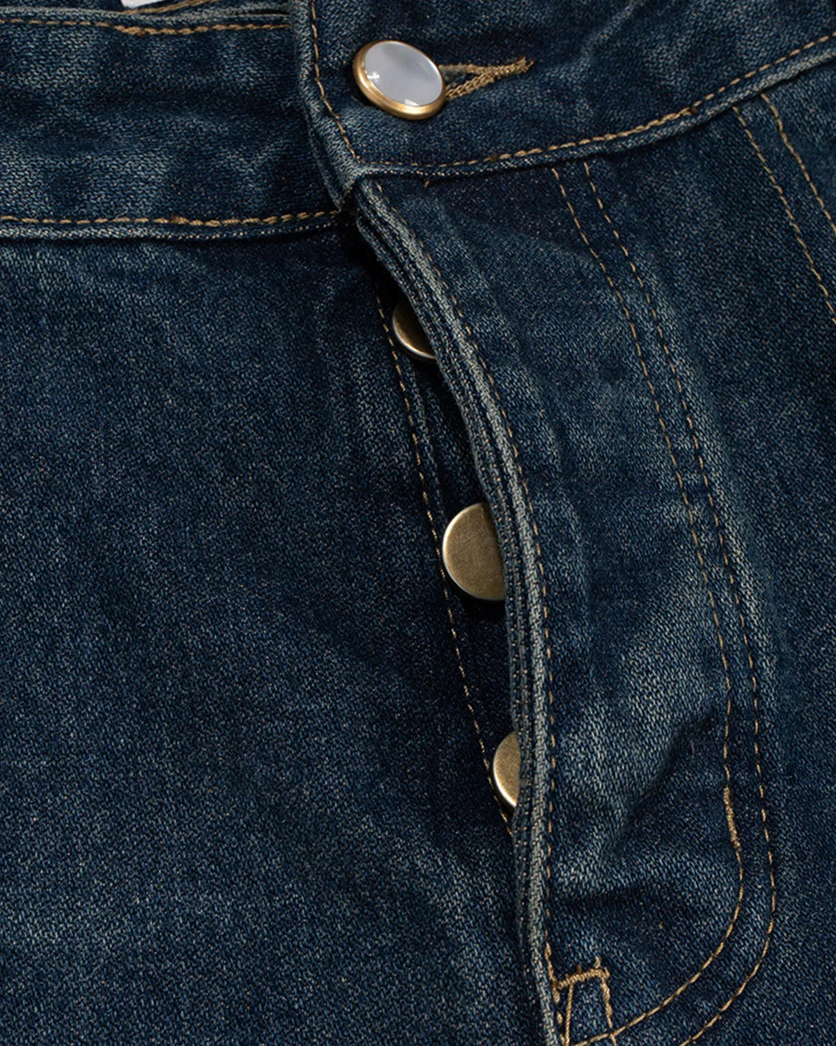 Indigo Washed Cargo Denim Jorts