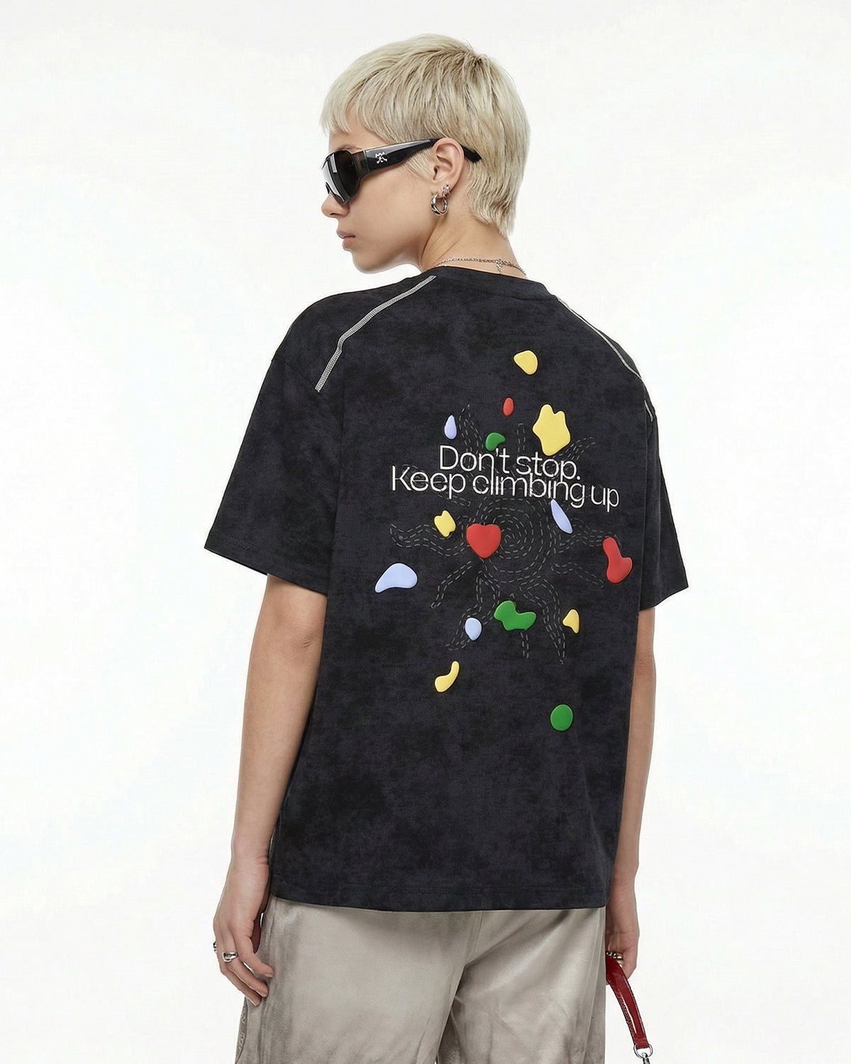 Snow Washed Puff Print T-Shirt