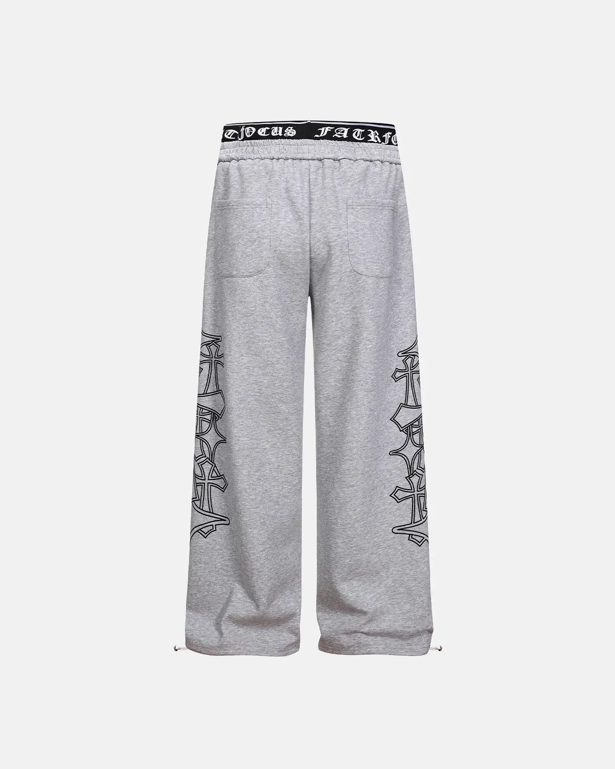 Gothic Layered Baggy Sweatpants