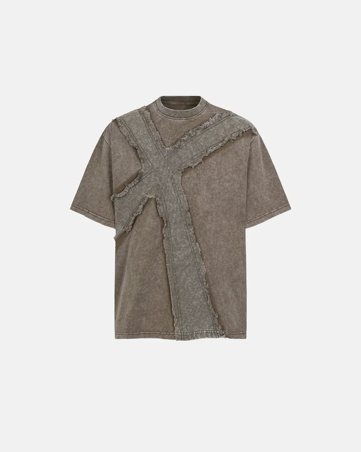 Deconstructed Cross Washed T-Shirt