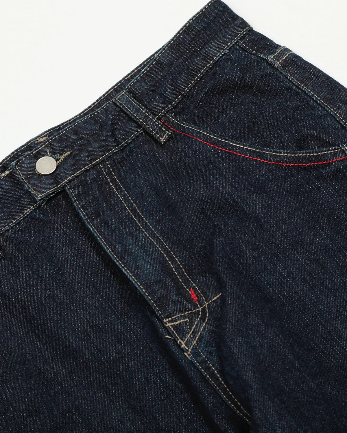 Raw Blue Deconstructed Baggy Jeans