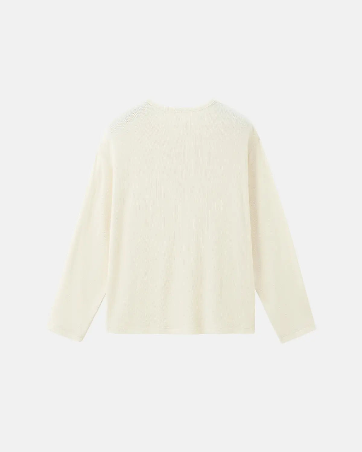 Henley Collar Long Sleeve Tees