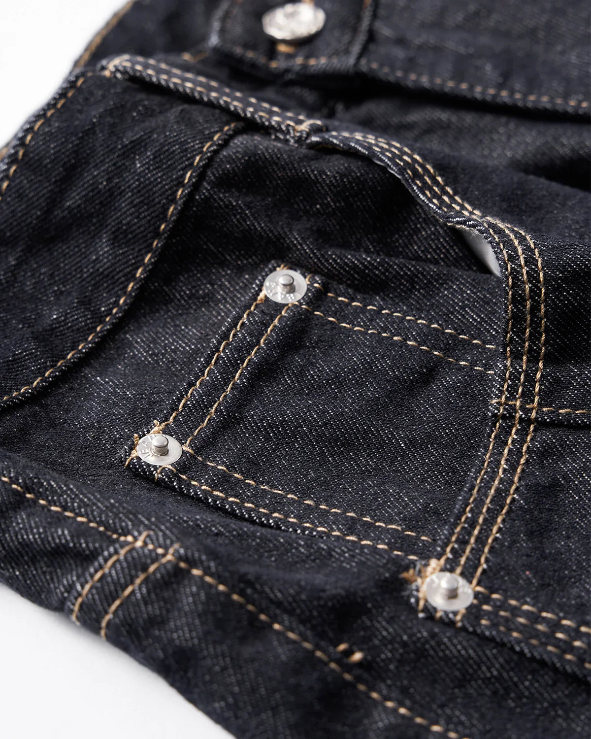 Raw Color Barrel Baggy Jeans