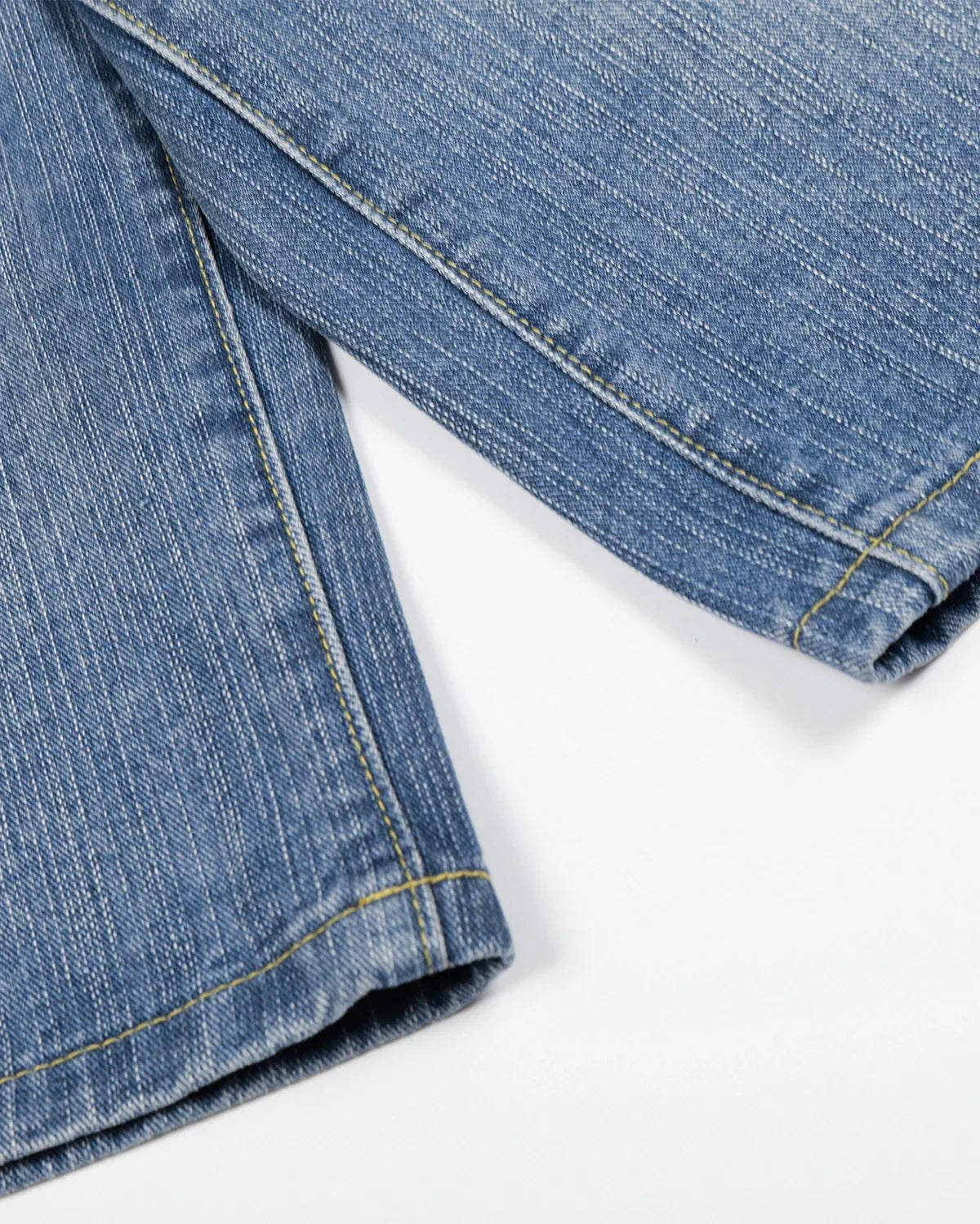 Cinch Back Bamboo Weave Long Jorts