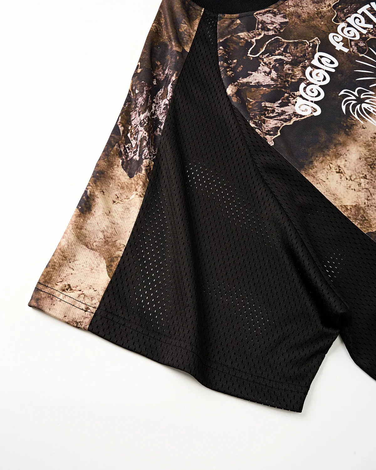 Retro Digital Printing Mesh Jersey