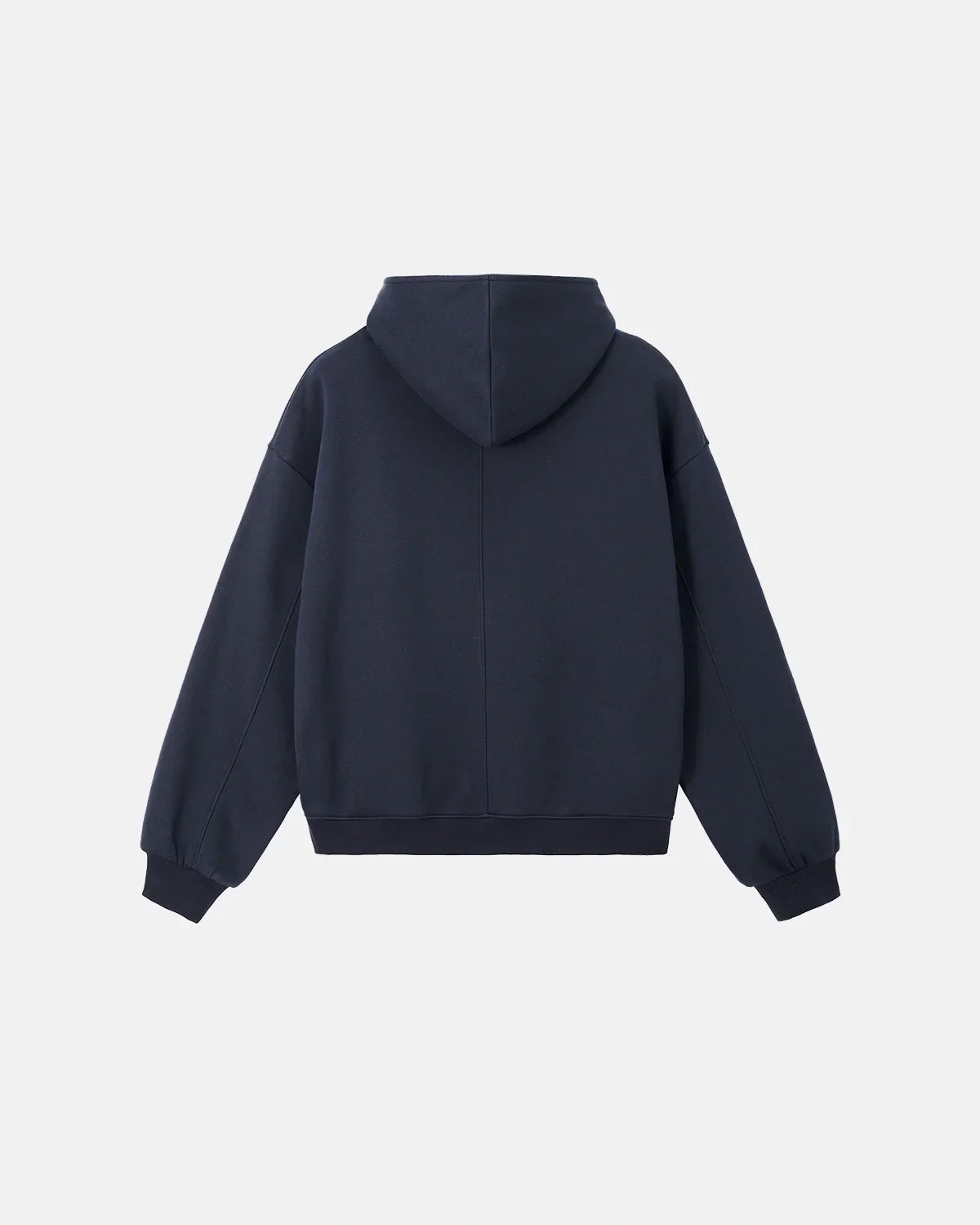 Sweats à capuche zippés en double avec col montant