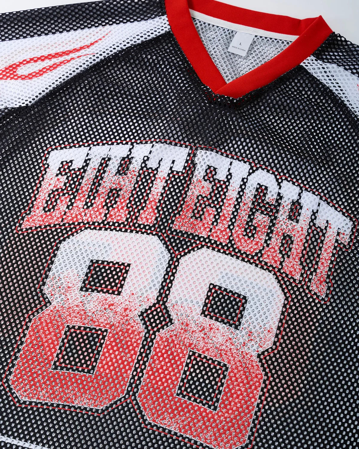 Flame Graphic Mesh Jersey