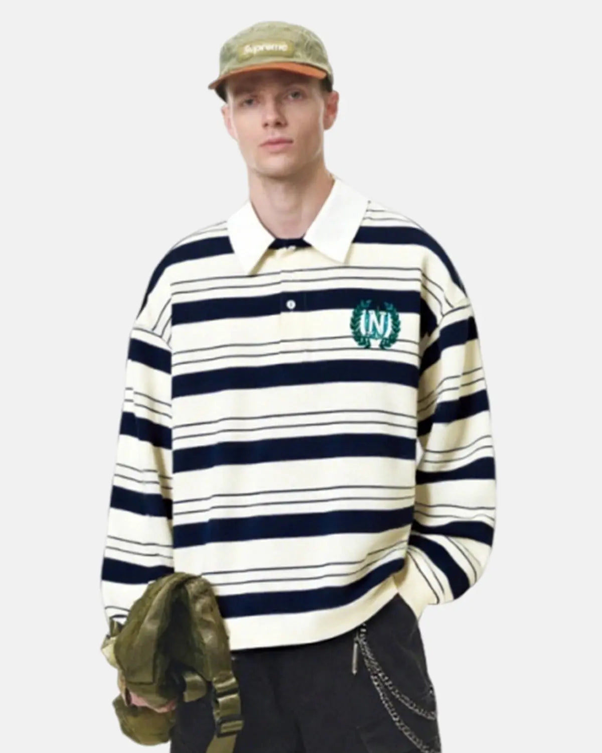 Striped Rugby Polo Shirt