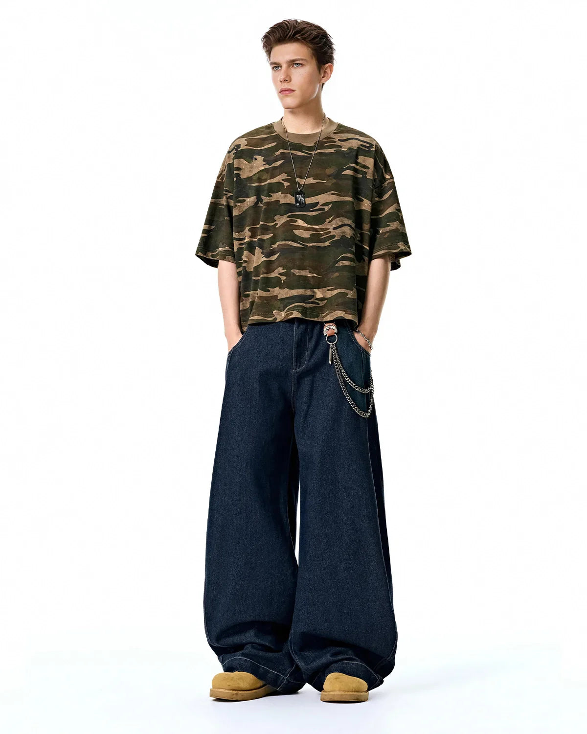 Raw Washed Barrel Jeans