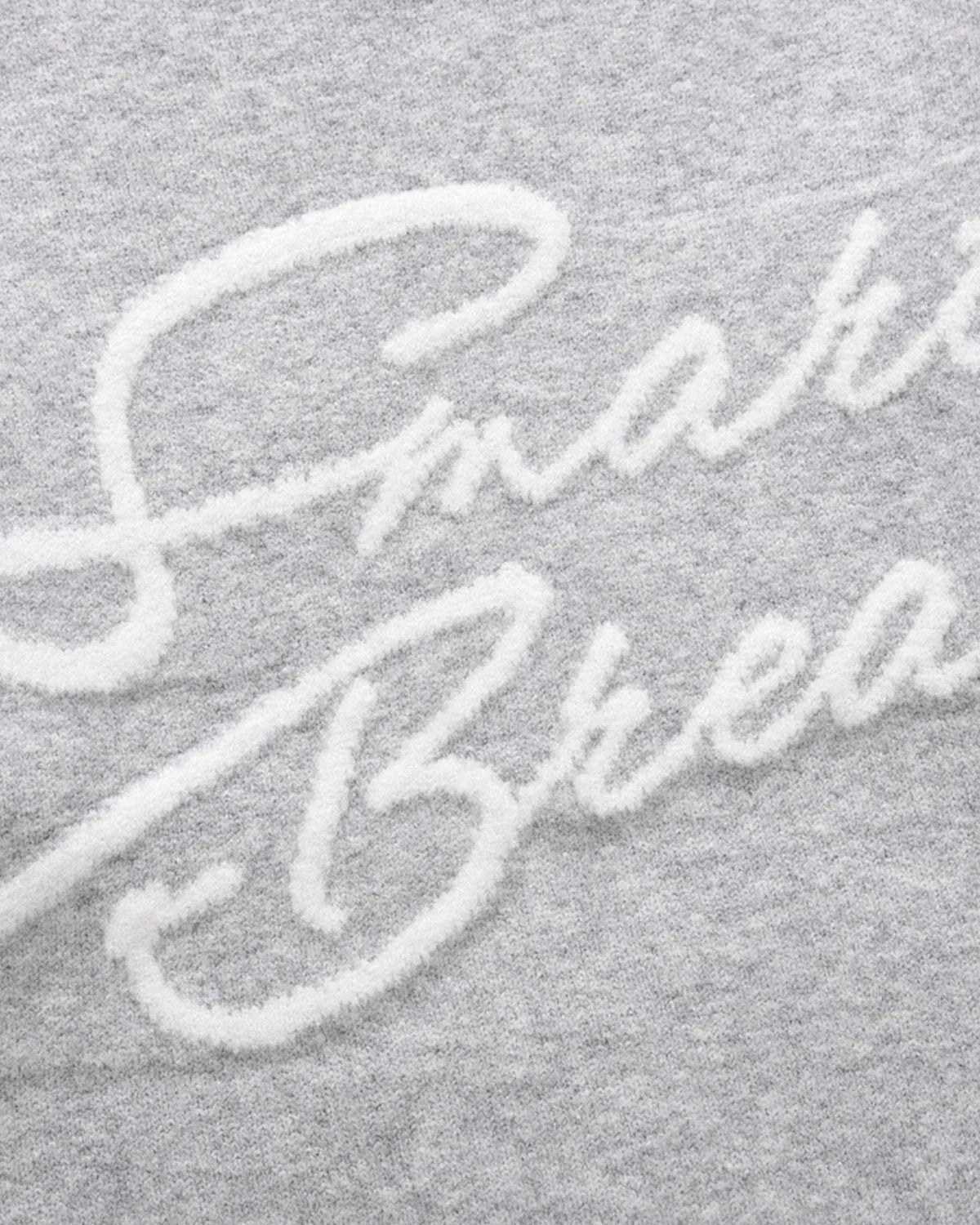 Script Letter Graphic Knit Sweater