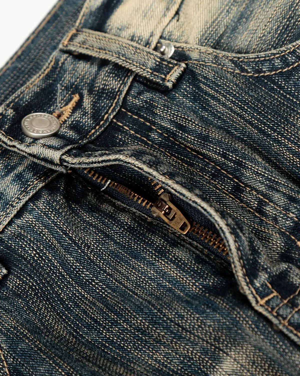 Bamboo Weave Barrel Baggy Jeans MADXMARX
