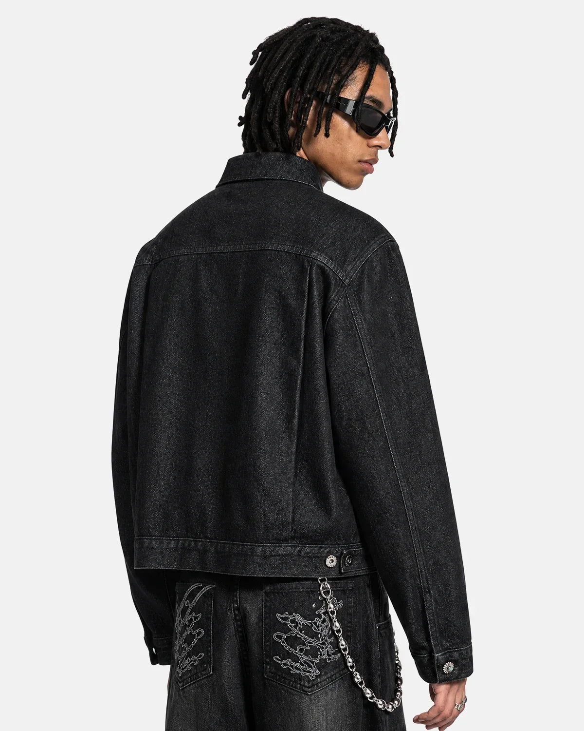 Raw Clasp Denim Jacket