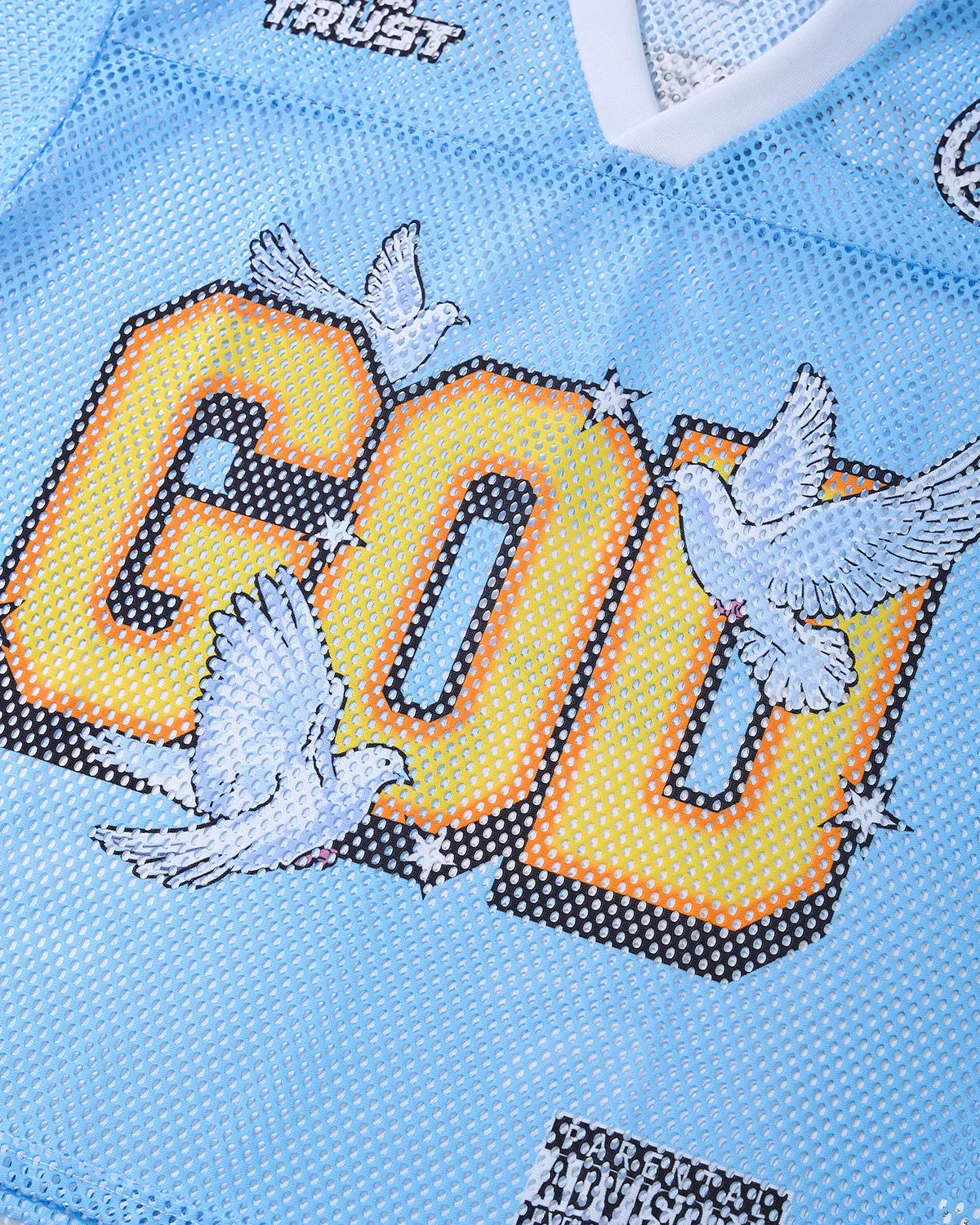Dove Graphic Mesh Football Jersey