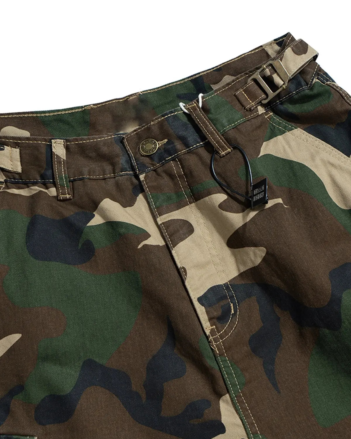 Camo Layered Longline Jorts