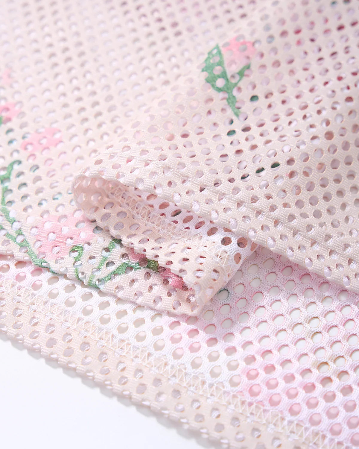 Floral Digital Print Mesh Jersey