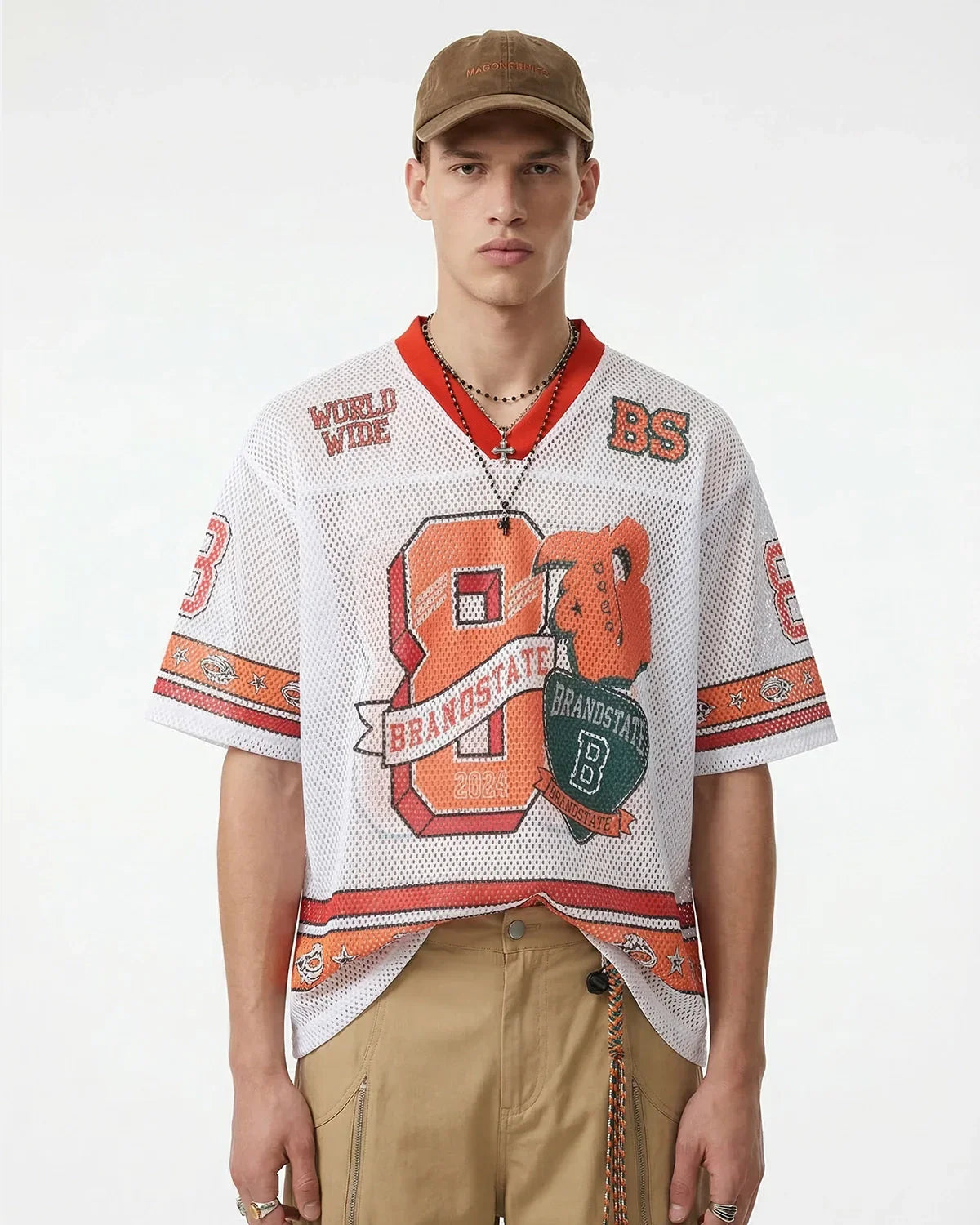 Vintage Oversized Mesh Jersey