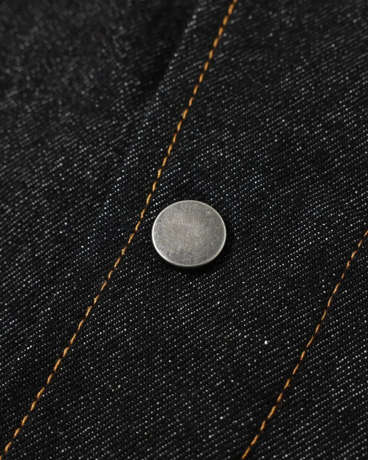 Metal Toggle Raw Denim Jacket
