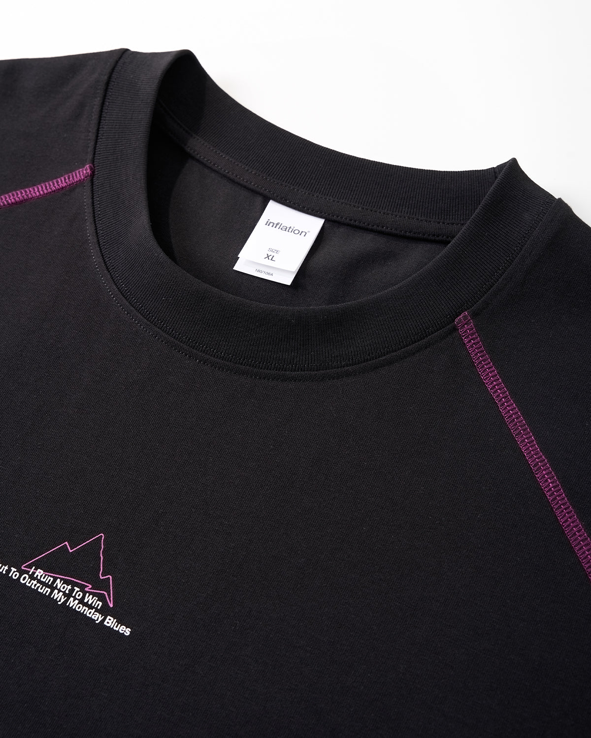Glow-in-the-Dark Stitching Oversized T-Shirt