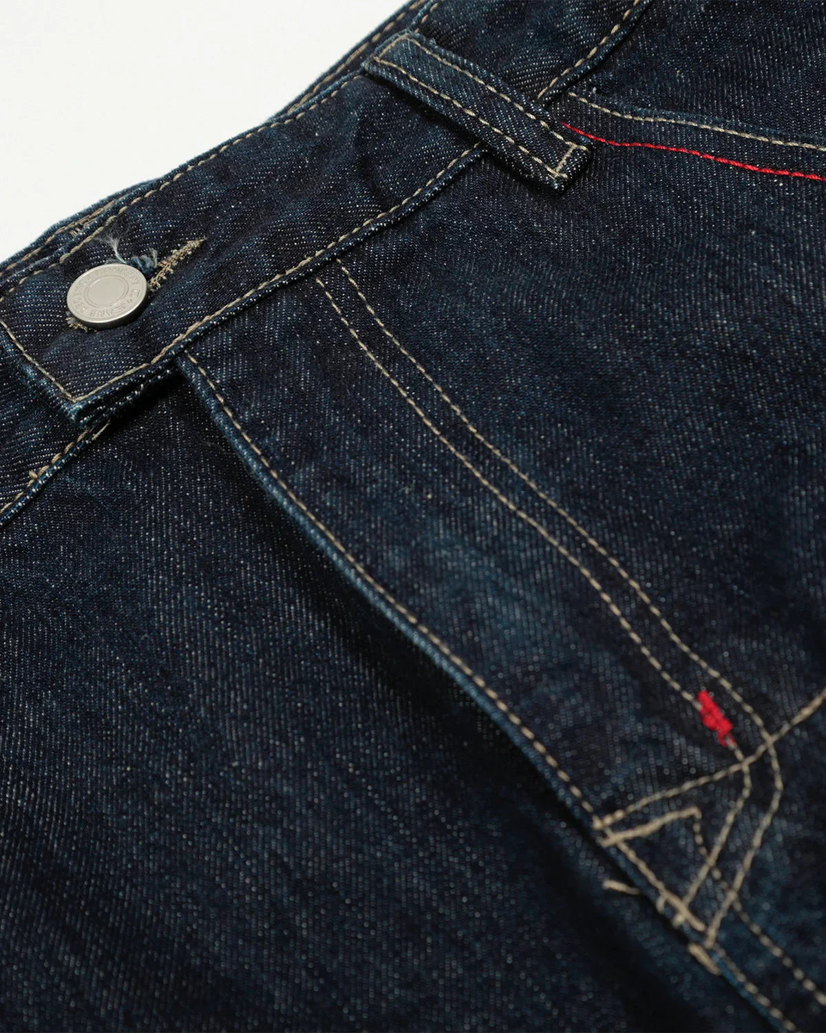 Raw Blue Deconstructed Baggy Jeans