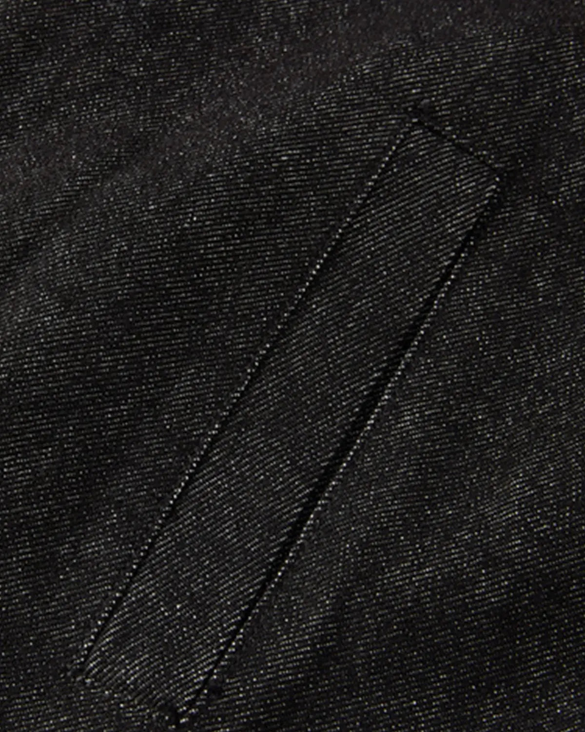 Cropped Asymmetric Button Denim Jacket