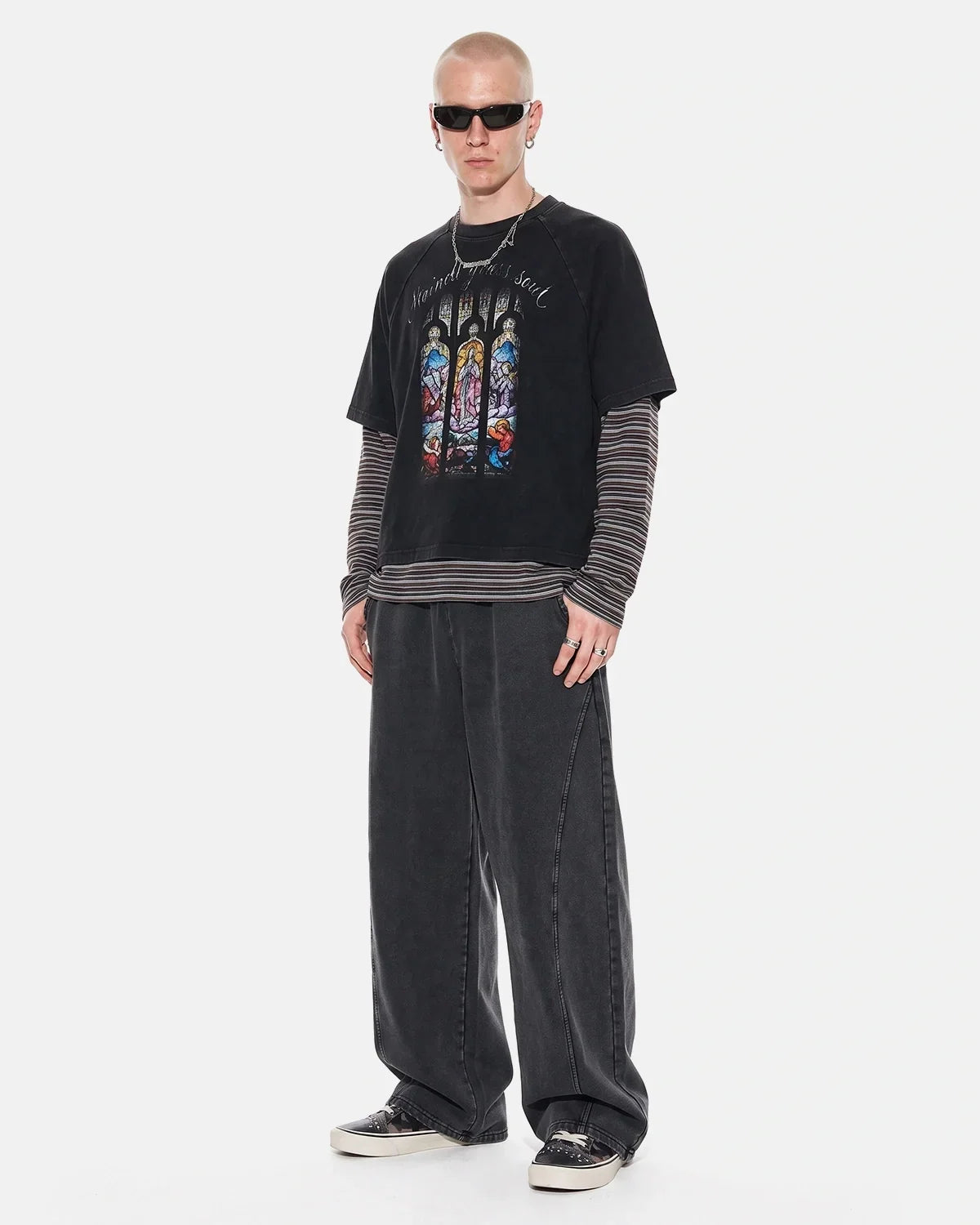 Acid Washed Barrel Sweatpants