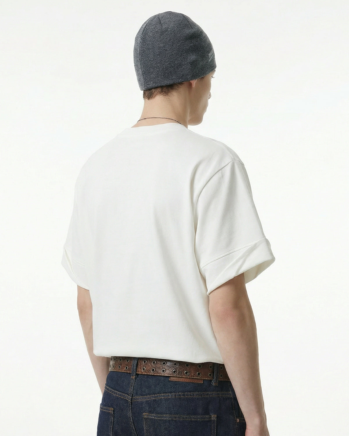T-shirt lourd avec détails aux manches