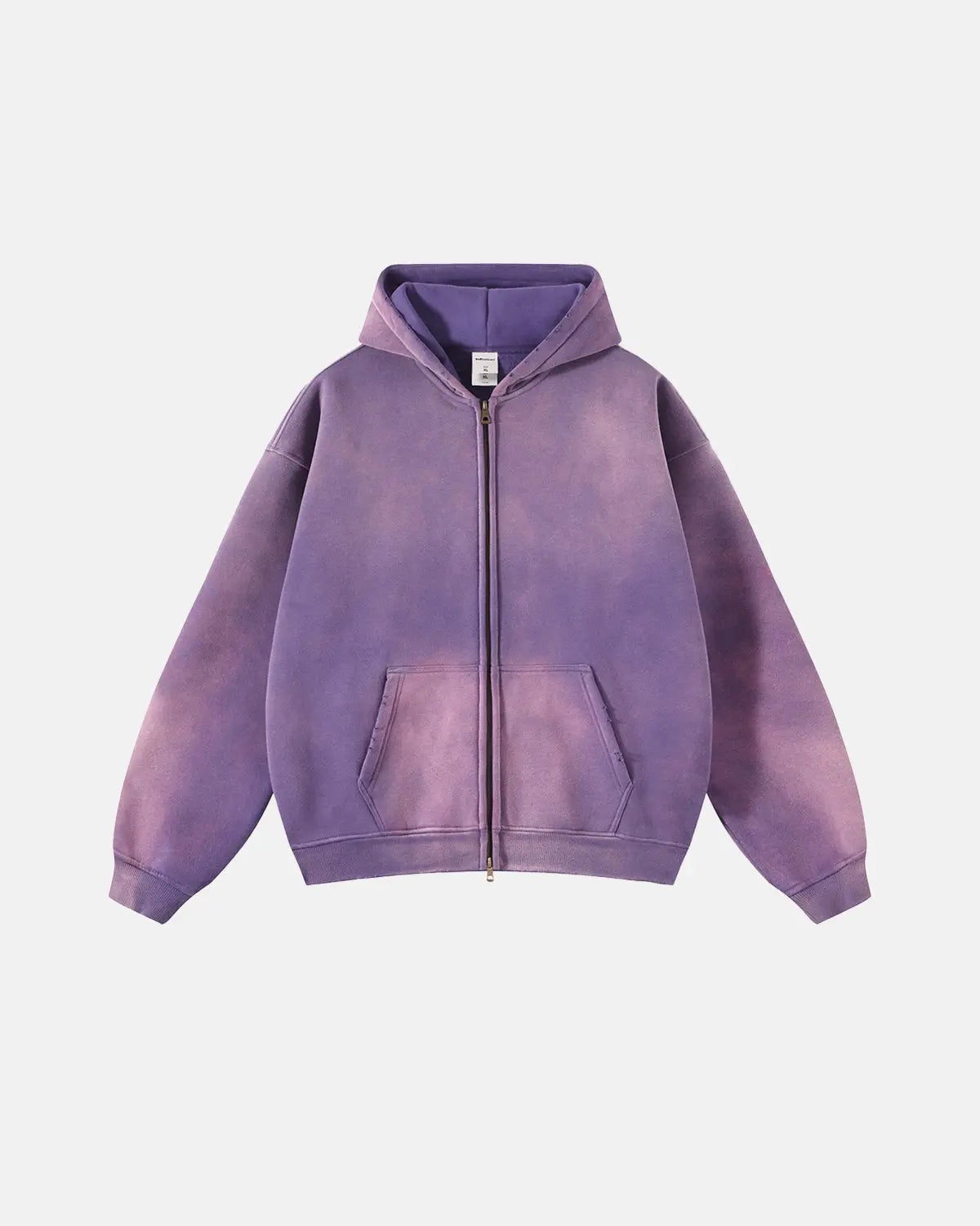 Acid Washed Zip Up Hoodies
