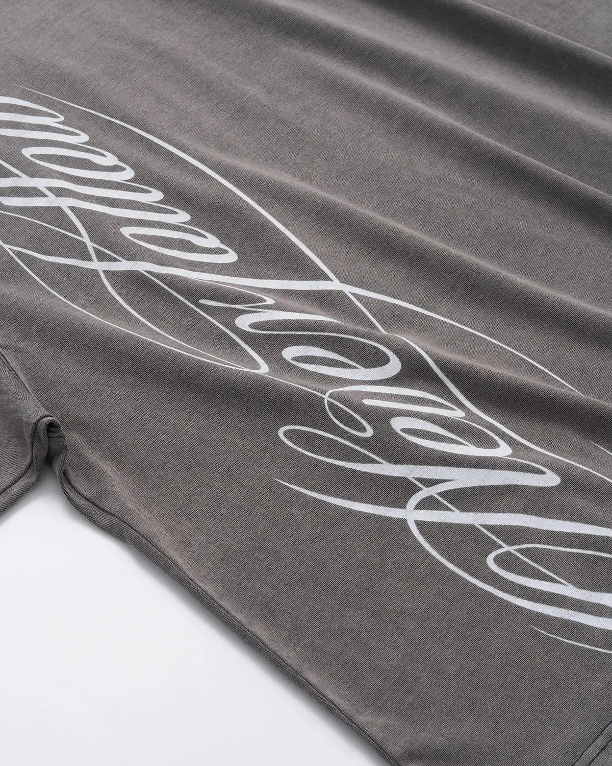 Boxy Script Graphic Washed T-Shirt