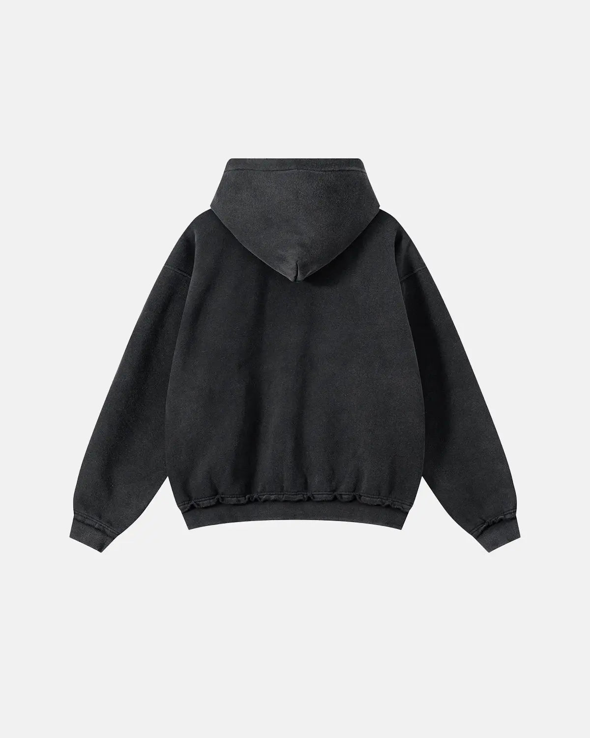 Monkey Wash Ripped Zip Up Hoodies