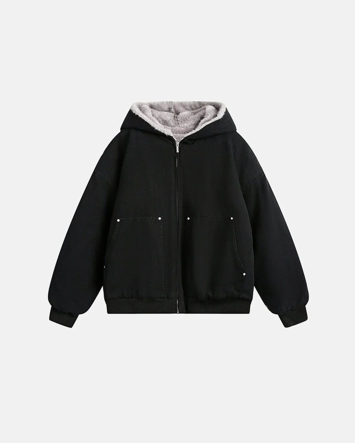 Cleanfit Faux Fur Lined Hooded Padded Jacket MADXMARX
