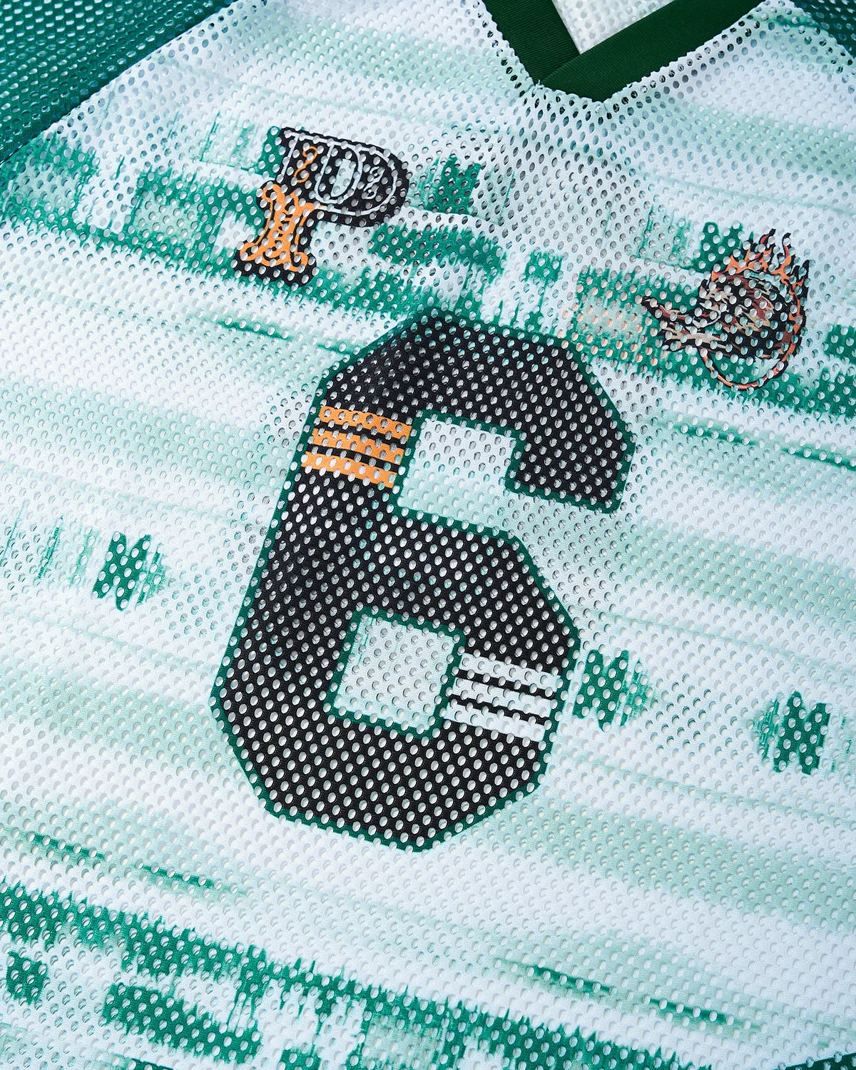 Colorblock Graphic Mesh Jersey