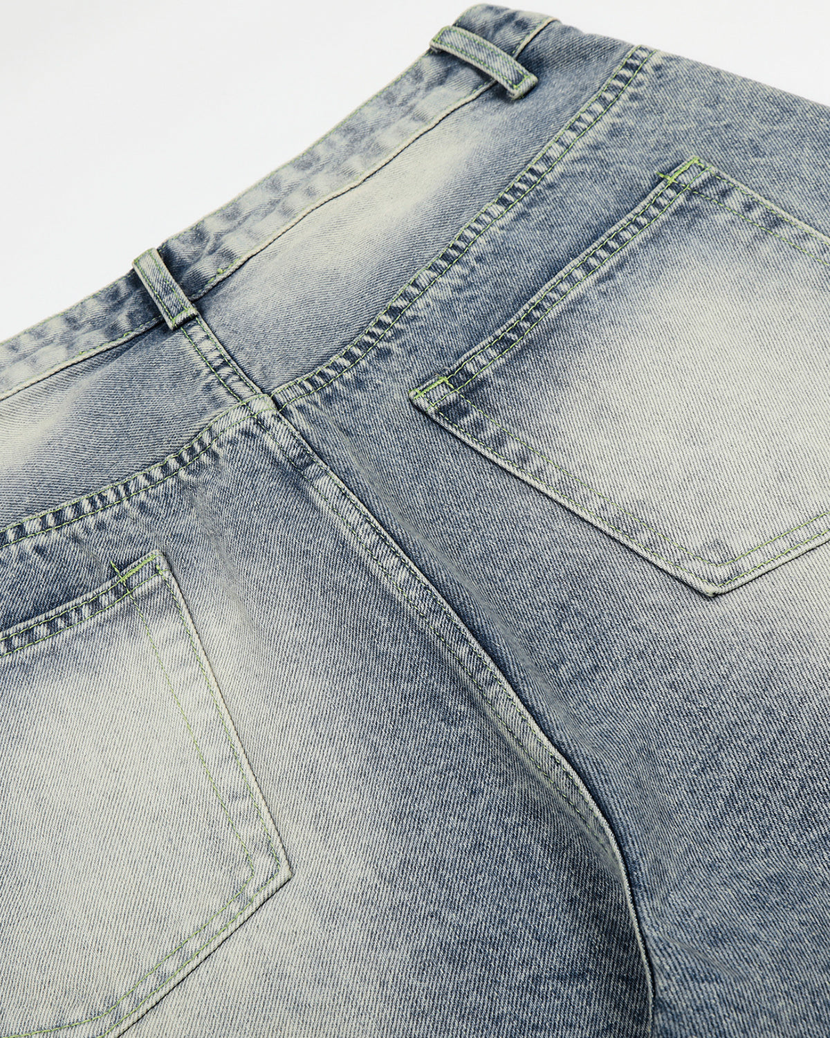 Rhinestone Denim Longline Jorts