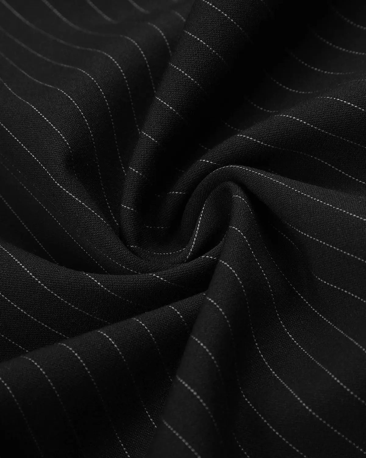Pinstripe Pleated Barrel Tailored Pants