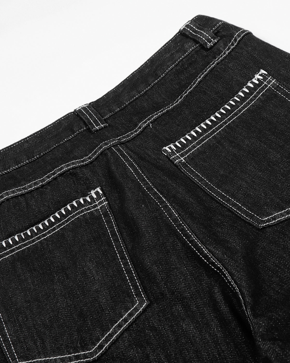 Button Fly Baggy Denim Jorts