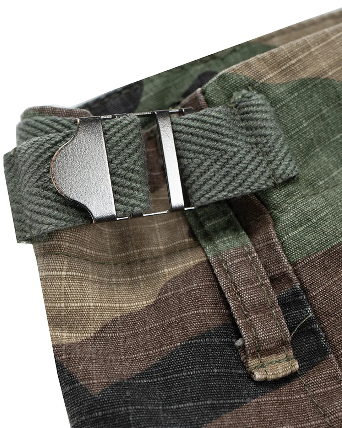 Oversized Camo Cargo Longline Shorts