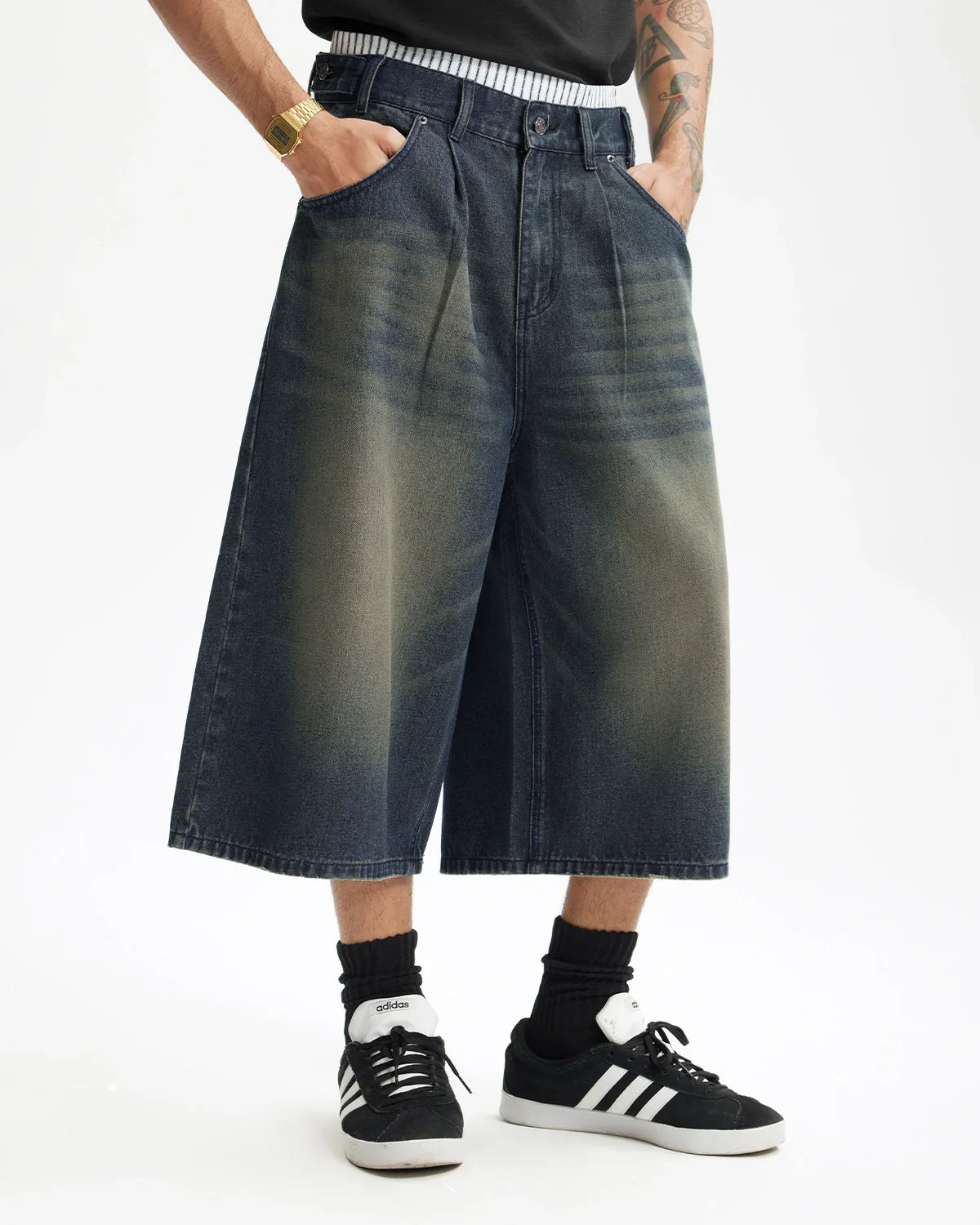 Double Waist Baggy Jorts