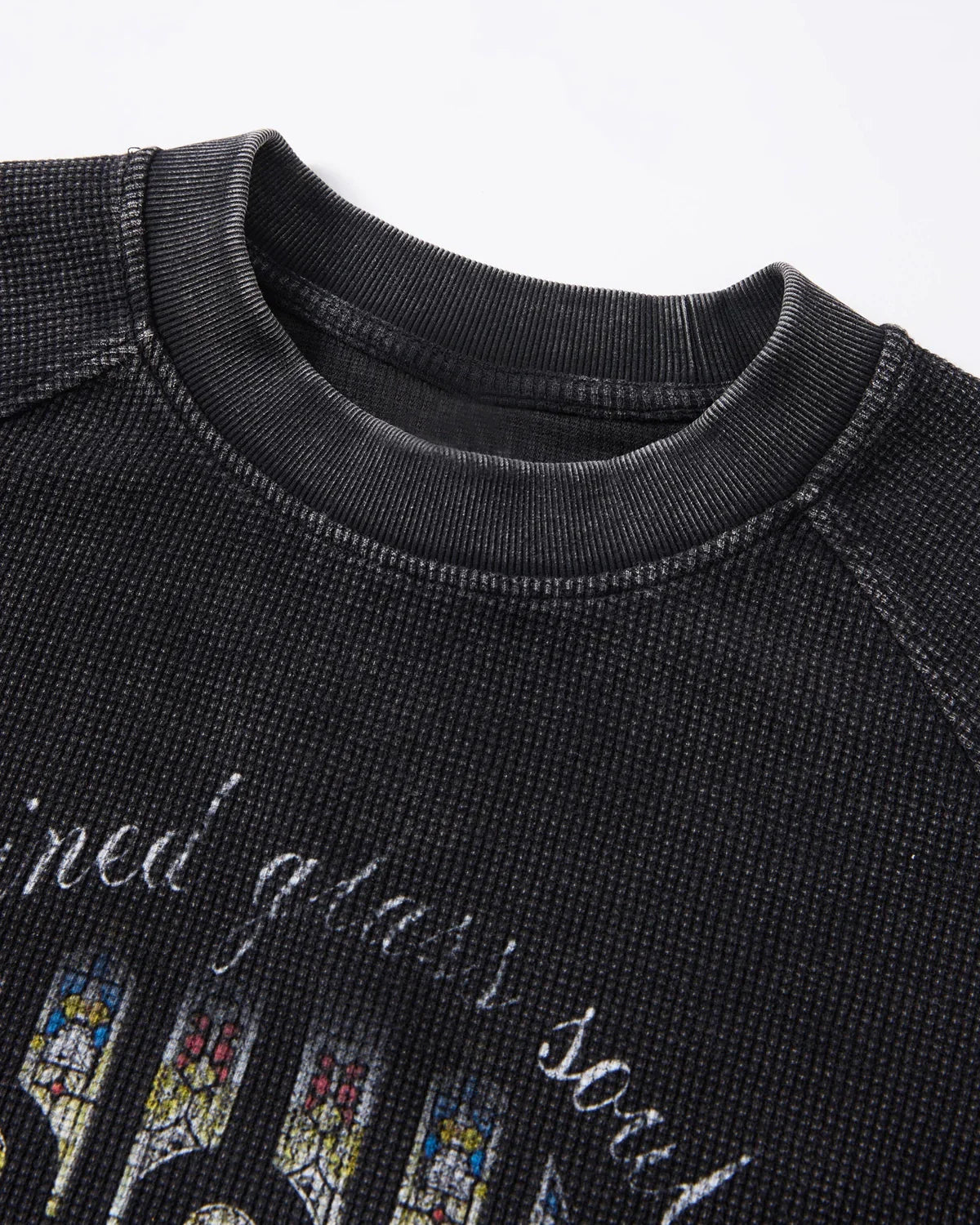 Washed Graphic Boxy Waffle T-Shirt