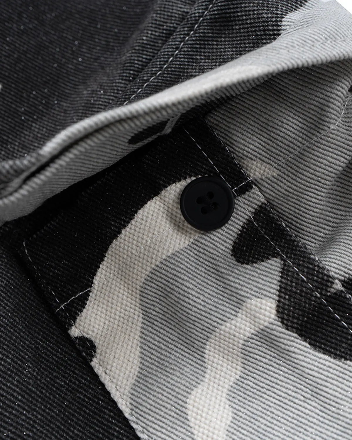 Glitter Camo Cargo Longline Shorts