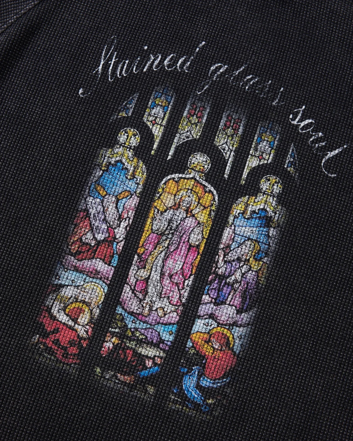 Washed Graphic Boxy Waffle T-Shirt