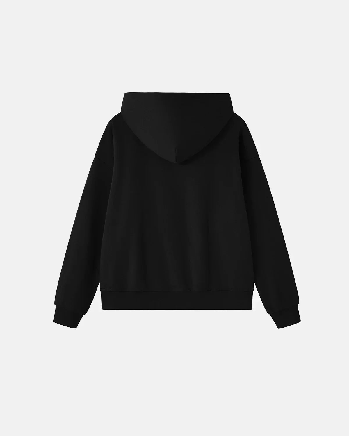 Contrast Chunky Zip Up Hoodie