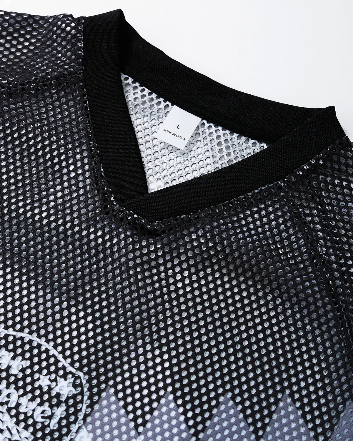 Graphic Mesh Oversized Jersey