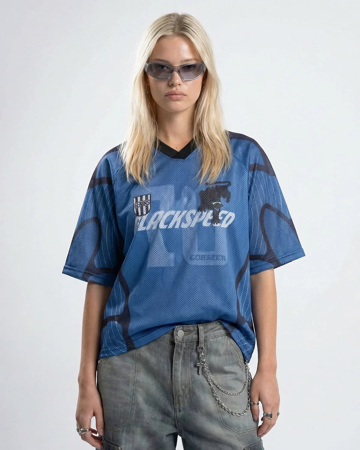 Athletic Panel Mesh Jersey