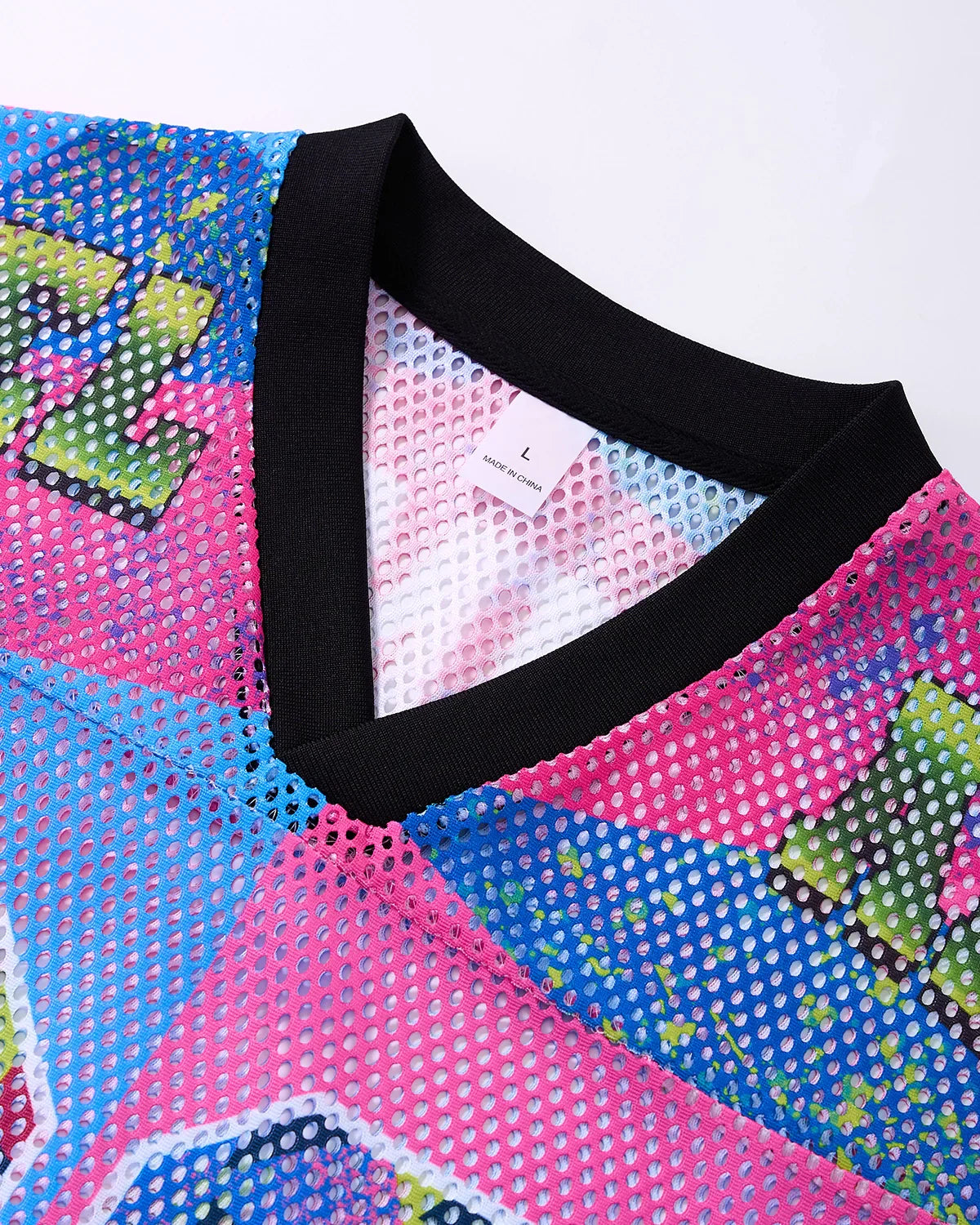 Camo Graphic Mesh Jersey Tee