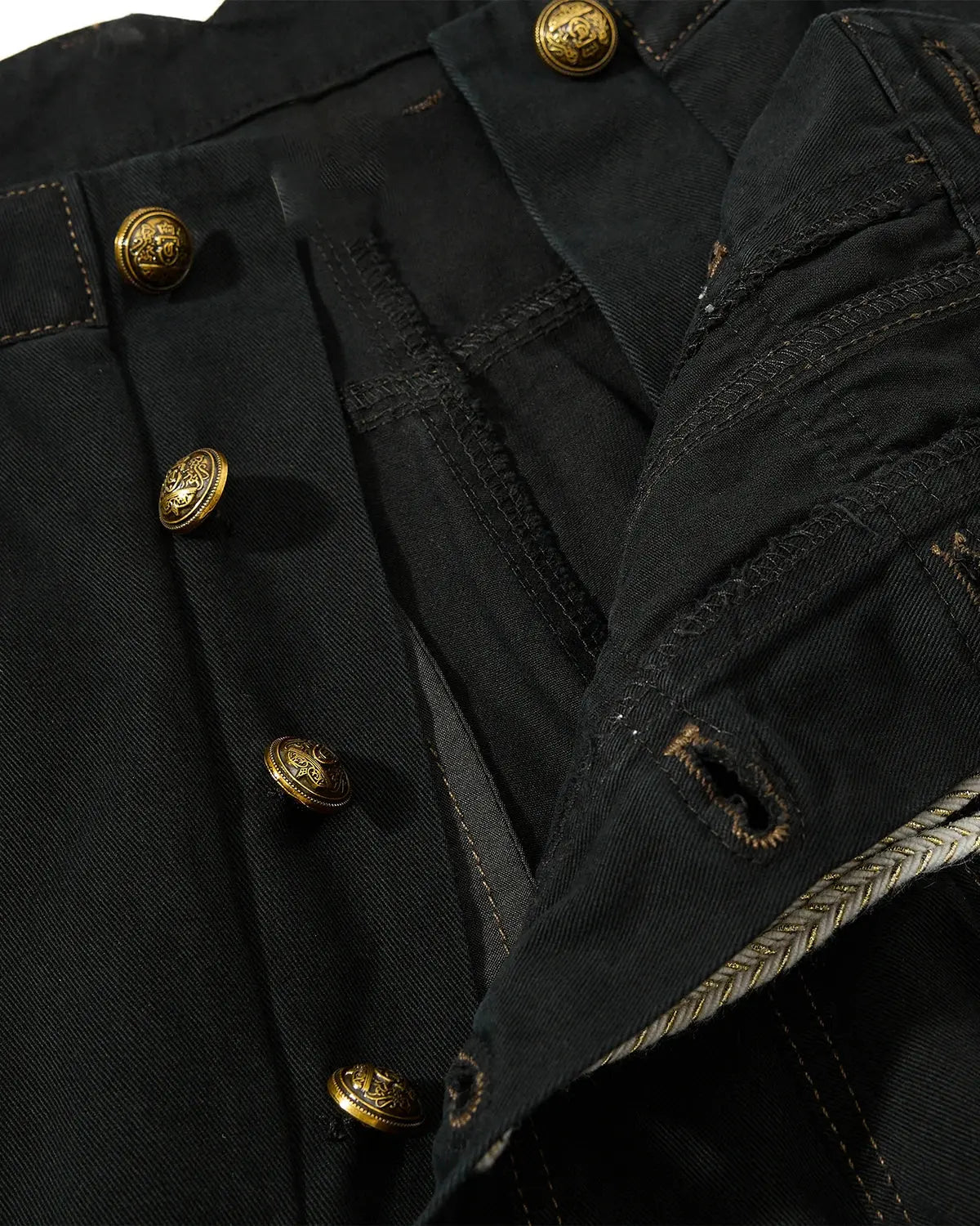 Braided Rope Barrel Pants