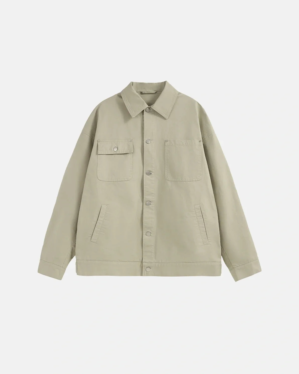 Asymmetric Pocket Workwear Jacket